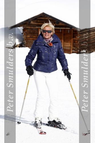 Serfaus 18 februari 2009
Caroline Tensen en haar vriend Peter Gallas op skivakantie,
Peter Smulders bv