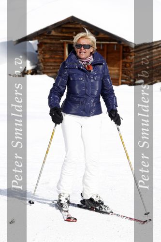 Serfaus 18 februari 2009
Caroline Tensen en haar vriend Peter Gallas op skivakantie,
Peter Smulders bv