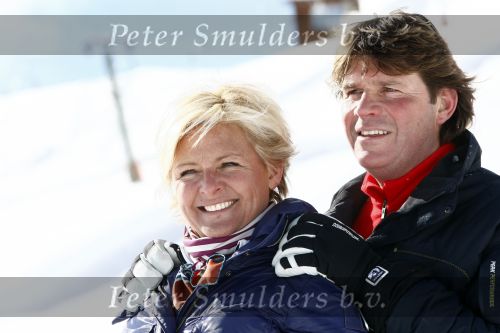 Serfaus 18 februari 2009
Caroline Tensen en haar vriend Peter Gallas op skivakantie,
Peter Smulders bv