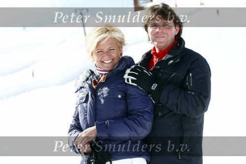 Serfaus 18 februari 2009
Caroline Tensen en haar vriend Peter Gallas op skivakantie,
Peter Smulders bv