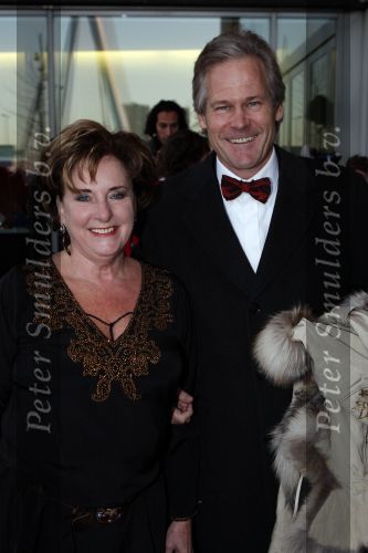 Rotterdam 16 december 2007
premiere Evita in het nieuwe Luxor theater. Catherine Keyl met vriend