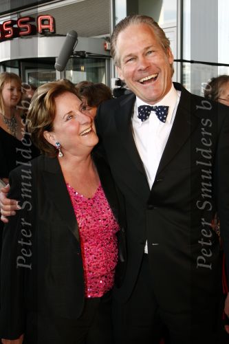 Rotterdam 20 april 2008
Premiere les Miserables  in het nieuwe Luxor theater. Catherine Keyl met vriend Maurits Regenboog
Peter Smulders bv