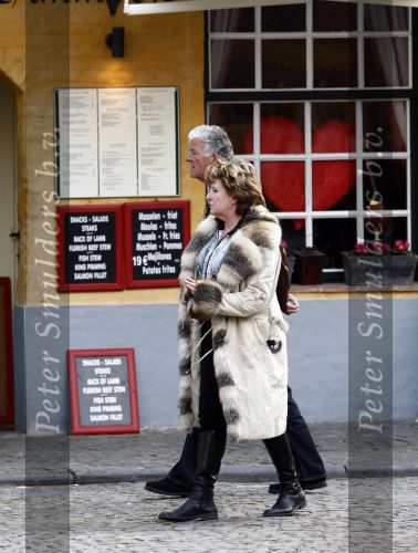 Naarden Vesting/Brugge 21 februari 2009
Catherine Keyl met haar nieuwe vriend in Brugge.
Peter Smulders bv