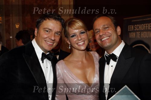 Amsterdam 5 oktober 2007
 premiere van Ciske de Rat in Carre. Chantal Janzen met  Carlo Boszhard en vriend