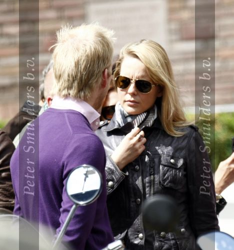 Amsterdam 18 mei 2008
Leco v Zadelhoff viert zijn 40e verjaardag met zijn vrienden in het hilton en ze maken een scooter rally door Amsterdam.  
Chantal Janzen