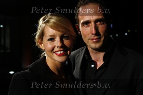 Bussum 25 februari 2008
Premiere Simone Kleinsma in het spant in bussum.   Chantal janzen met vriend Marco
Peter Smulders bv