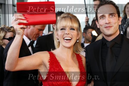 Rotterdam 20 april 2008
Premiere les Miserables  in het nieuwe Luxor theater. Chantal janzen met vriend Marco
Peter Smulders bv