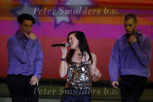 Hilversum 12 december 2008
Opnames idols in studio 21. Charlene