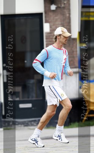 Amsterdam 9 augustus 2007
Chris Zegers hard aan het joggen