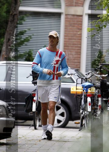 Amsterdam 9 augustus 2007
Chris Zegers hard aan het joggen