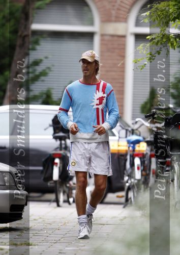 Amsterdam 9 augustus 2007
Chris Zegers hard aan het joggen