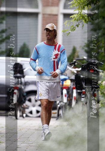 Amsterdam 9 augustus 2007
Chris Zegers hard aan het joggen
