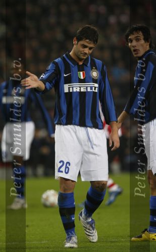 Eindhoven, 12 December 2007
Champions League wedstrijd PSV-Internationale Milan, eindstand 0-1 Seizoen 2007/2008
Christian Chivu