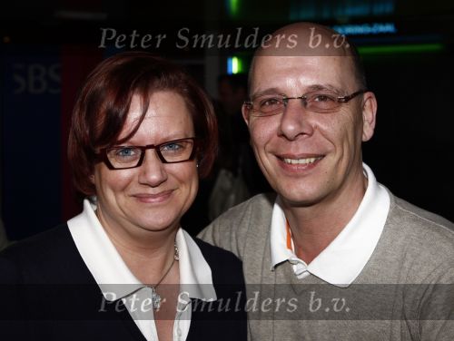 Zaandam 27 januari 2009
Voorjaarspresentatie sbs6 in het zaantheater. Co Stompe met zijn vrouw
Peter Smulders bv