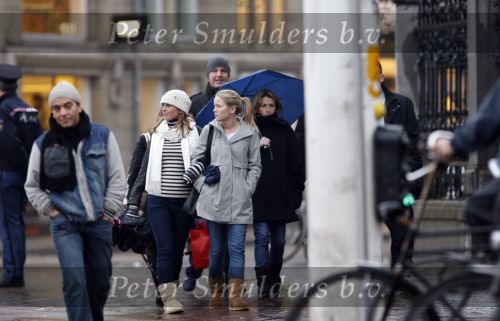 Amsterdam 13 november 2007
Wayne Rooney geblesseerd met zijn vriendin Coleen in Amsterdam