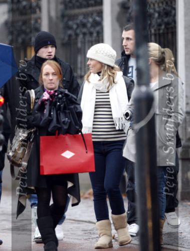 Amsterdam 13 november 2007
Wayne Rooney geblesseerd met zijn vriendin Coleen in Amsterdam