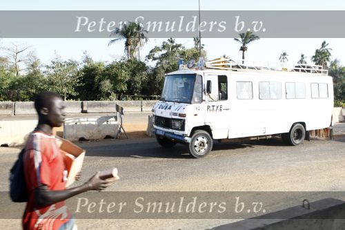Dakar 23 maart 2008
Straatbeeld in Dakar waar de heroes legend eindigt. 
Peter Smulders bv
