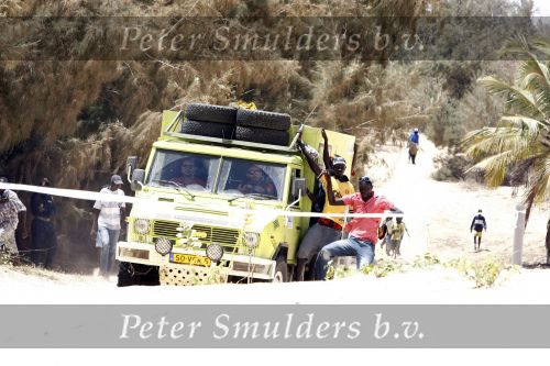 Dakar 23 maart 2008
Straatbeeld in Dakar waar de heroes legend eindigt. 
Peter Smulders bv