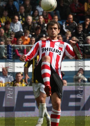 Arnhem, 20 April 2008 Kompetitiewedstrijd Vitesse-PSV, eindstand 0-1 Seizoen 2007/2008
PSV Landskampioen en wordt er dus feest gevierd
Danko Lazovic