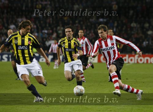 Eindhoven, 23 Oktober 2007
Champions League wedstrijd PSV-Fenerbahce, eindstand 0-0
Seizoen 2007/2008
Danko Lazovic in duel met Lugano
