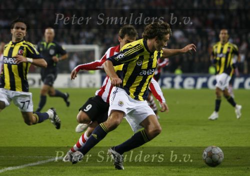 Eindhoven, 23 Oktober 2007
Champions League wedstrijd PSV-Fenerbahce, eindstand 0-0
Seizoen 2007/2008
Danko Lazovic in duel met Lugano