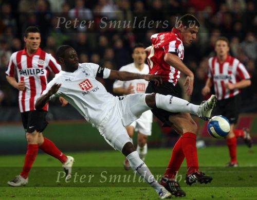 Eindhoven, 12 Maart 2008
UEFA 1/8 finale PSV-Tottenham Hotspur FC, eindstand 0-1
PSV wint na verlenging en straschoppen met 6-5 en gaat door naar de 1/4 Finale
Danny Koevermans