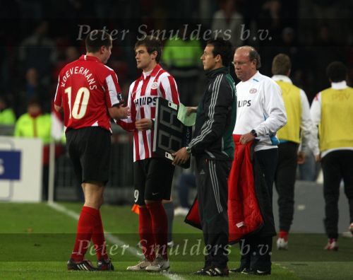 Eindhoven, 12 Maart 2008
UEFA 1/8 finale PSV-Tottenham Hotspur FC, eindstand 0-1
PSV wint na verlenging en straschoppen met 6-5 en gaat door naar de 1/4 Finale
Danny Koevermans wordt vervangen door Danko Lazovic