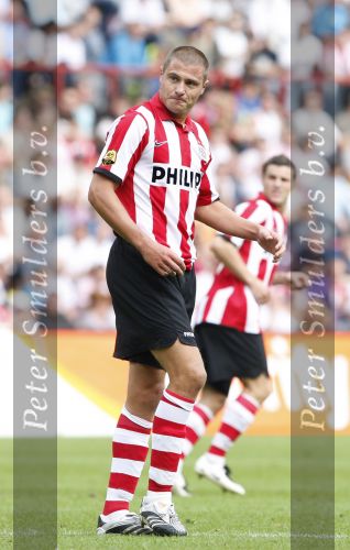 Eindhoven, 23 September 2007 Seizoen 2007/2008 Kompetitewedstrijd PSV-Feyenoord, eindstand 4-0
Danny Koevermans