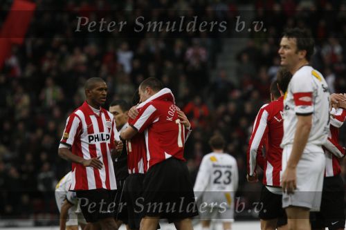 Eindhoven, 30 December 2007
Laatste Kompetitiewedstrijd van het jaar PSV-NAC  Eindstand 2-0 Seizoen 2007/2008
Danny Koevermans heeft PSV op 1-0 gebracht