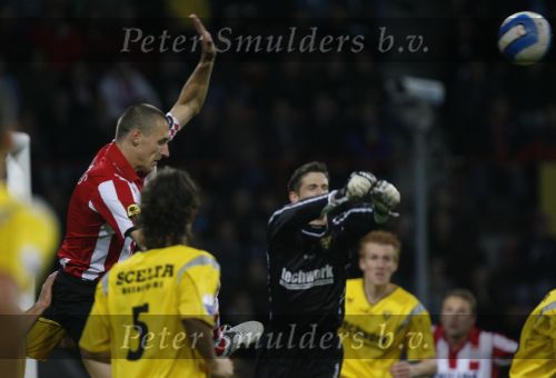 Eindhoven, 20 Oktober 2007
Kompetitiewedstrijd PSV-VVV, eindstand 3-1
Seizoen 2007/2008
Doelman Danny Wintjens en timmy Simons