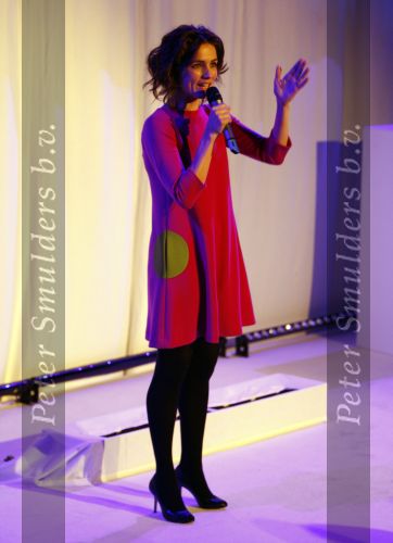 Hilversum 28 januari 2008
Daphne Bunskoek presenteert uitreiking gouden beelden in beeld en geluid.