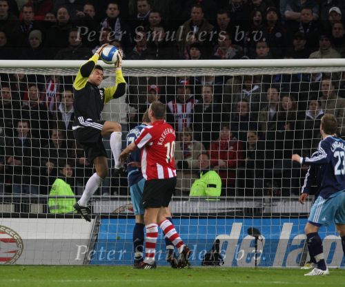 Eindhoven, 19 Maart 2008 Kompetitiewedstrijd PSV-AJAX, eindstand 0-0 
Seizoen 2007/2008
Dennis Gentenaar