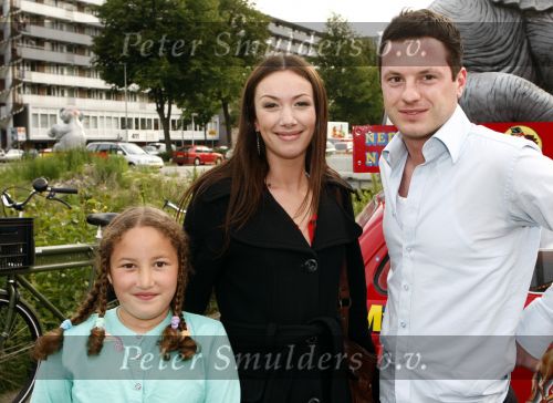 Amsterdam 22 juli 2008
Premiere Circus Renz. Dewie idols met dochter en vriend