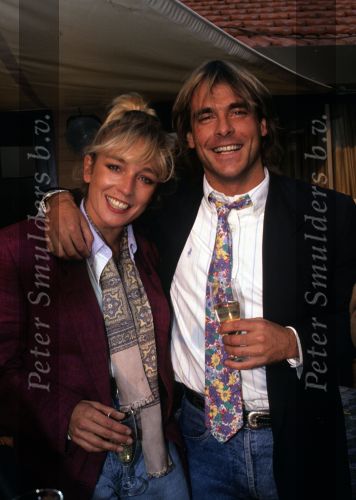 1991 Dick Peschar ( ex-vriend Joke Bruijs ) met zijn vrouw