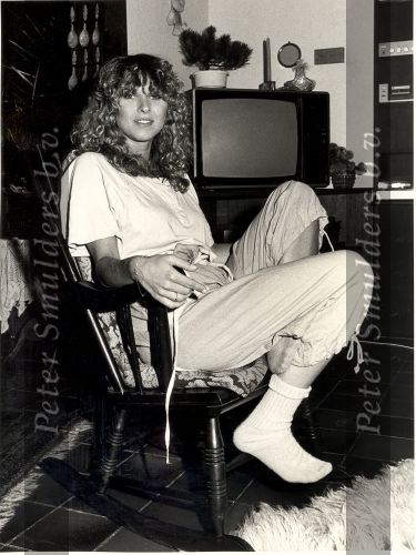 Dolly Dots Anita Heilker 1984 met haar man Ton Blanker