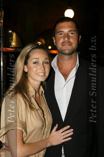 Amsterdam 7 september 2006
Elite en Samsung model  finale in de beurs van Berlage.
Zangeres Do met vriend Marc
Peter Smulders bv