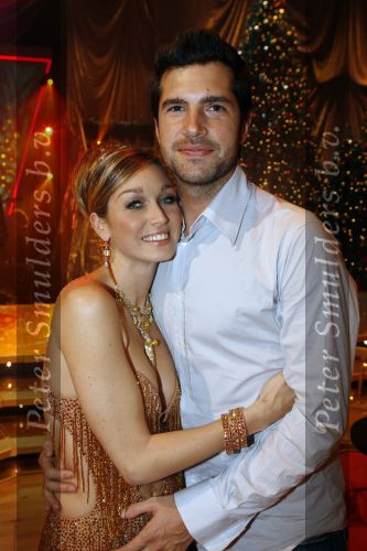 Hilversum 14 december 2006
Opnames Dancing with the stars. Zangeres Do met haar verloofde Mark
Peter Smulders bv