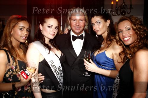 Amsterdam 5 februari 2008
Playboy feestje waar play mate van het jaar gekozen wordt. Dries Roelvink