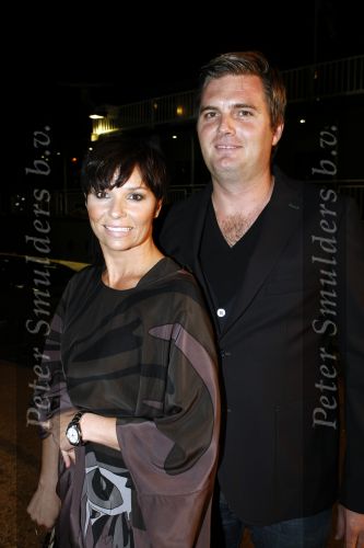 Amsterdam 15 september 2008
Feestje ivm de 50e Linda magazine op boot de ocean diva. 
Dyanne Beekman met vriend
