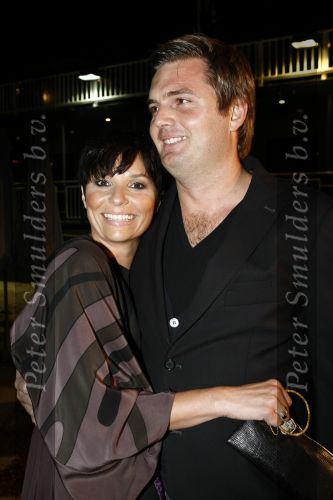 Amsterdam 15 september 2008
Feestje ivm de 50e Linda magazine op boot de ocean diva. 
Dyanne Beekman met vriend