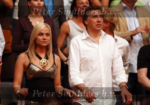 Amsterdam 24 mei 2008
Toppers in concert in de arena met Rene Froger Gordon en Gerard Joling. 
Ed Nijpels met een vriendin
