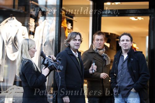 Amsterdam 25 november 2007
Marco Verhagen Eddy Keur en Robert Leroy nemen real life show op.