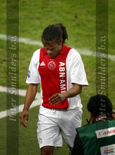 Amsterdam, 30 Januari 2008 Kompetitiewedstrijd AJAX-PSV, eindstand 0-2
Seizoen 2007/2008
Trieste afgang voor Edgar Davids die enkele minuten voor tijd door een harde charge ROOD kreeg