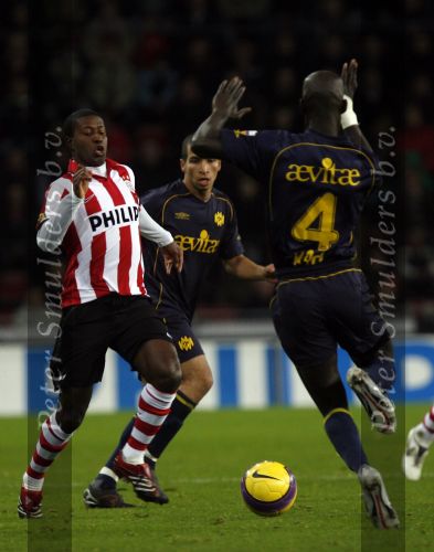 Eindhoven, 8 December 2007 Kompetitie PSV-Roda JC, eindstand 2-4 Seizoen 2007/2008
Edsion Mendez