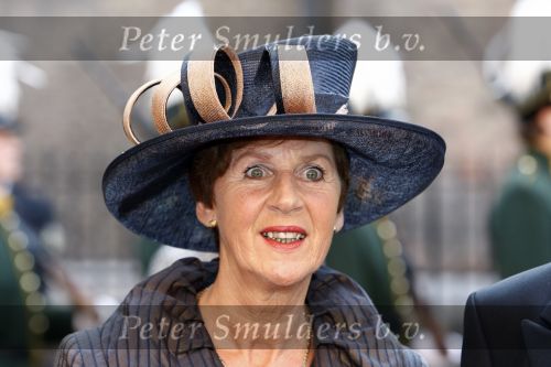 Den Haag 16 september 2008
Prinsjesdag 2008 op het binnenhof. 
Eimert v Middelkoop met zijn vrouw
