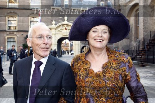 Den Haag 16 september 2008
Prinsjesdag 2008 op het binnenhof. 
Ella Vogelaar met man