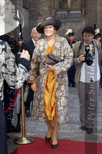Den Haag 19 september 2007
Prinsjesdag op het binnenhof . Ella Vogelaar met man