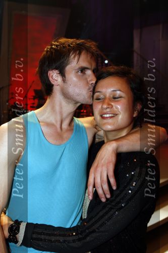 Aalsmeer 15 mei 2009
Dancing with the stars in de studio\'s in Aalsmeer. Emiel Sandtke met zijn vriendin
Peter Smulders bv
