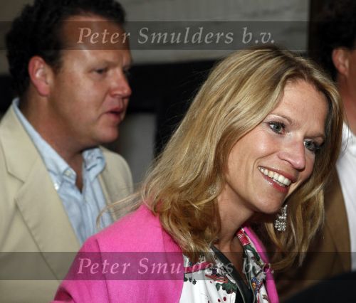 Amsterdam 31 mei 2008
Prins Maurits en Prinses Marilene vrieren hun 10 jarig huwelijksfeest in de supper Club. 
Emily Bremers met man en Vanessa Loudon