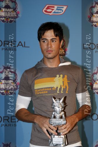 Amsterdam 27 oktober 2007
Uitreiking tmf awards in de heineken music hall. Enrique Iglesias
